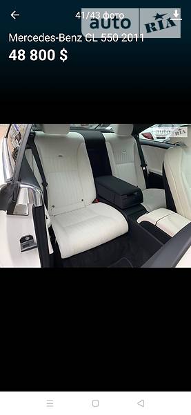 Купе Mercedes-Benz CL-Class 2011 в Ізмаїлі