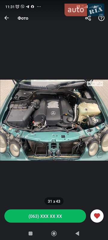 Кабриолет Mercedes-Benz CLK-Class 1998 в Киеве