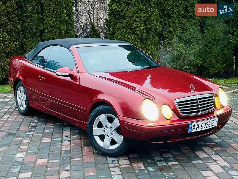 Кабриолет Mercedes-Benz CLK-Class 2001 в Ивано-Франковске