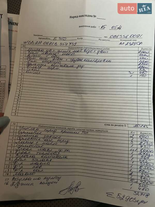 Седан Mercedes-Benz E-Class 2008 в Івано-Франківську