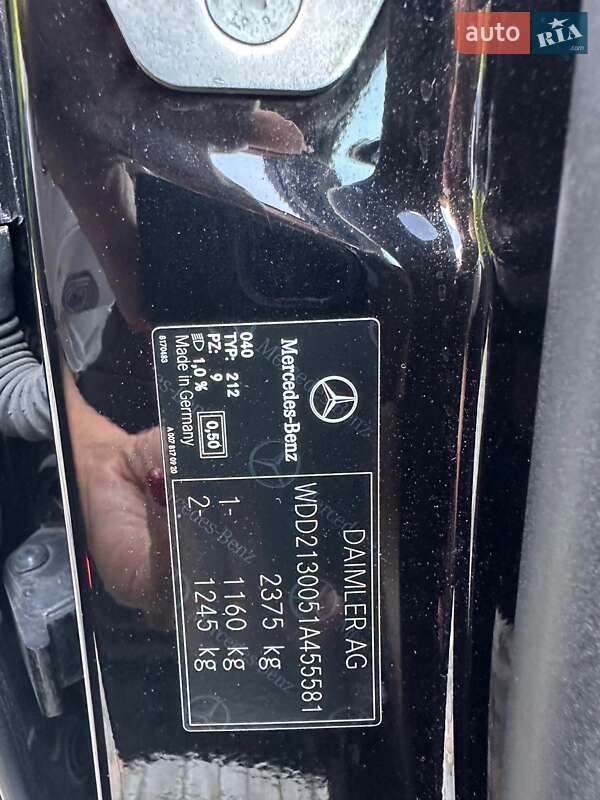 Седан Mercedes-Benz E-Class 2018 в Києві