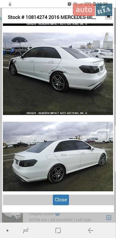 Седан Mercedes-Benz E-Class 2015 в Сокале
