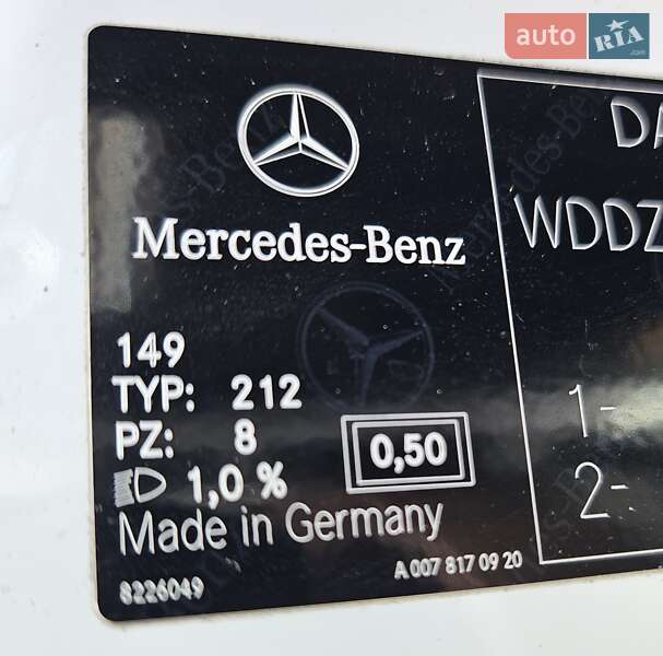 Седан Mercedes-Benz E-Class 2018 в Киеве