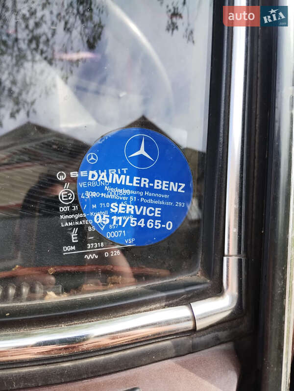 Седан Mercedes-Benz E-Class 1985 в Черновцах фото 10 Седан Mercedes-Benz E-Class 1985 в Черновцах