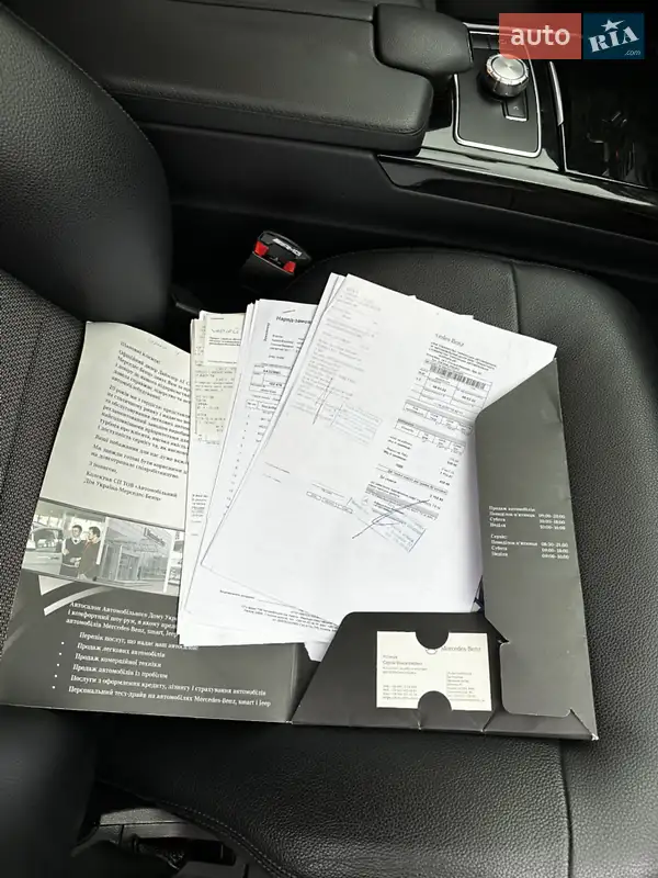 Седан Mercedes-Benz E-Class 2012 в Києві документ