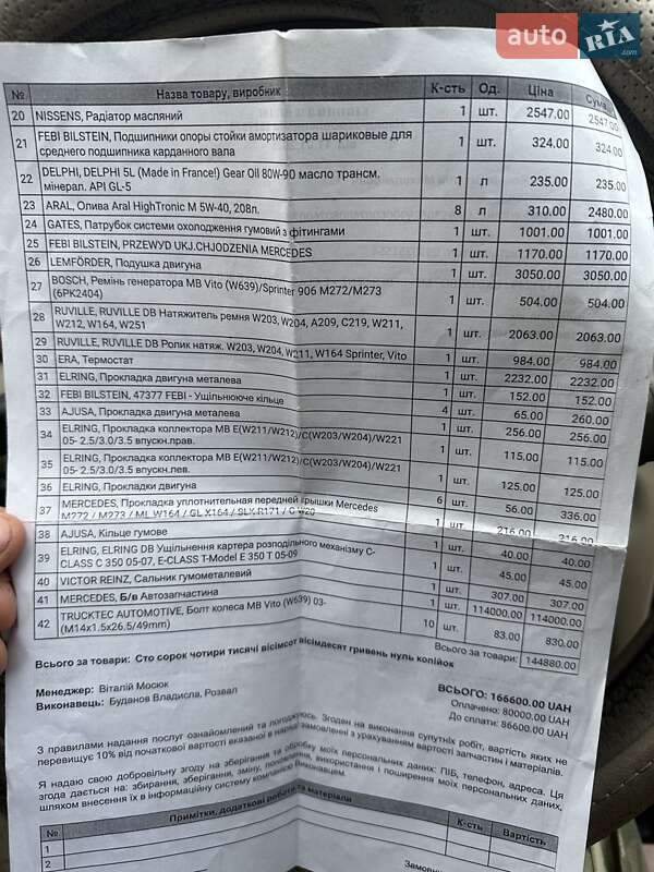 Седан Mercedes-Benz E-Class 2005 в Буче