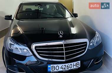 Седан Mercedes-Benz E-Class 2013 в Тернополе