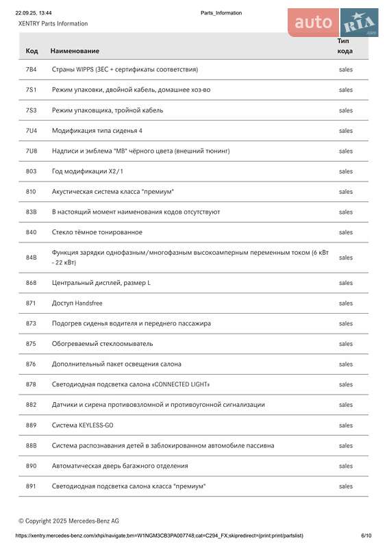 Внедорожник / Кроссовер Mercedes-Benz EQE SUV 2023 в Киеве