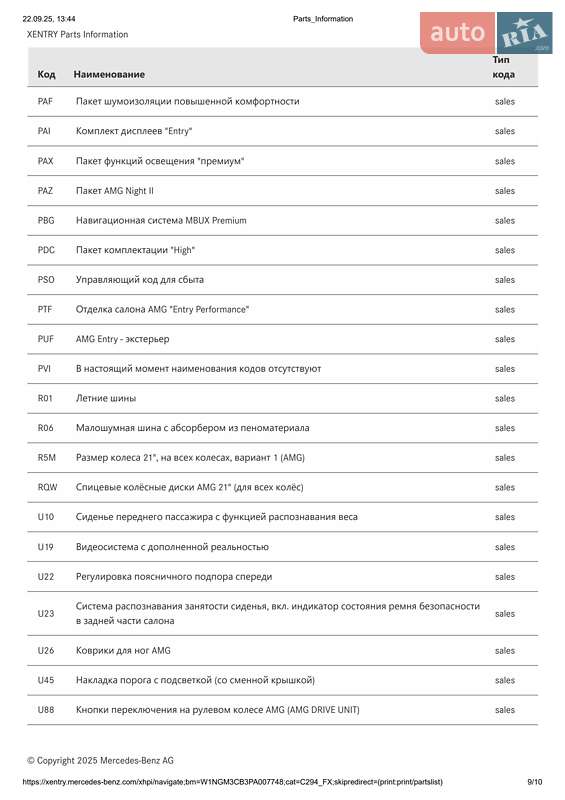 Внедорожник / Кроссовер Mercedes-Benz EQE SUV 2023 в Киеве