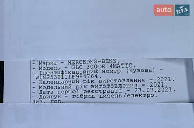 Внедорожник / Кроссовер Mercedes-Benz GLC-Class 2021 в 