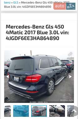 Внедорожник / Кроссовер Mercedes-Benz GLS-Class 2017 в 
