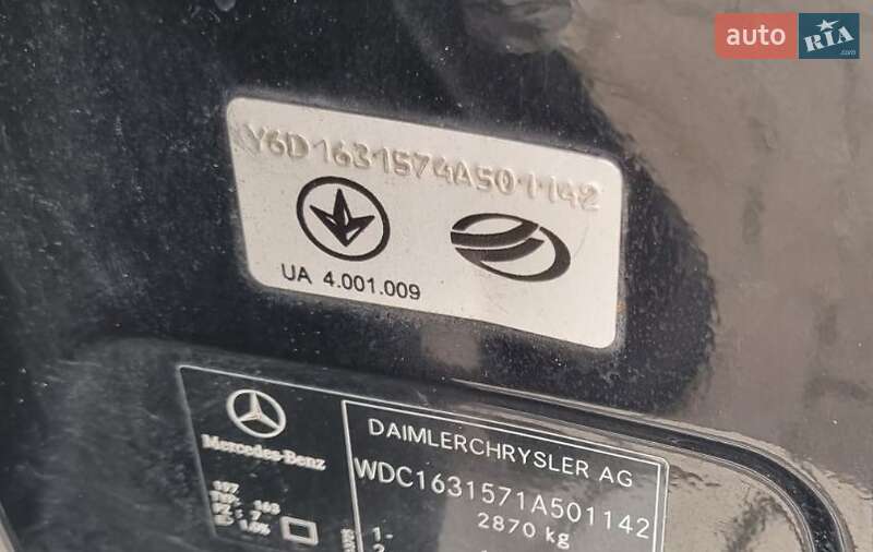 Позашляховик / Кросовер Mercedes-Benz M-Class 2004 в Києві