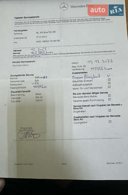 Внедорожник / Кроссовер Mercedes-Benz M-Class 2012 в 