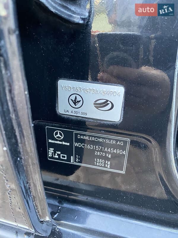 Внедорожник / Кроссовер Mercedes-Benz M-Class 2003 в Бориславе фото 17 Внедорожник / Кроссовер Mercedes-Benz M-Class 2003 в Бориславе