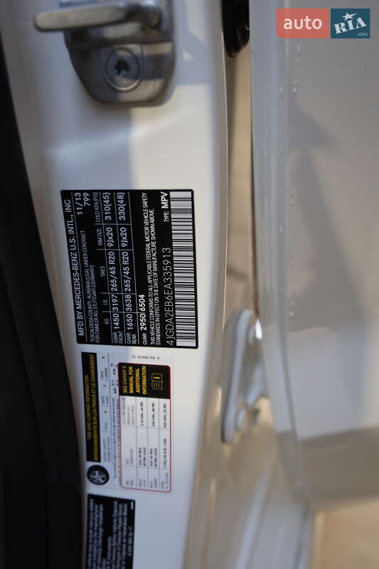 Позашляховик / Кросовер Mercedes-Benz M-Class 2013 в Луцьку фото 12 Позашляховик / Кросовер Mercedes-Benz M-Class 2013 в Луцьку