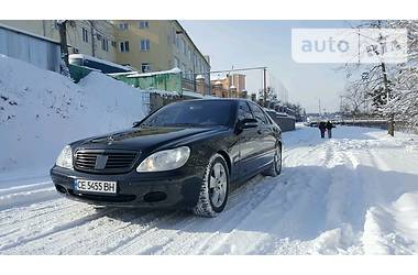 Седан Mercedes-Benz S-Class 2001 в Черновцах