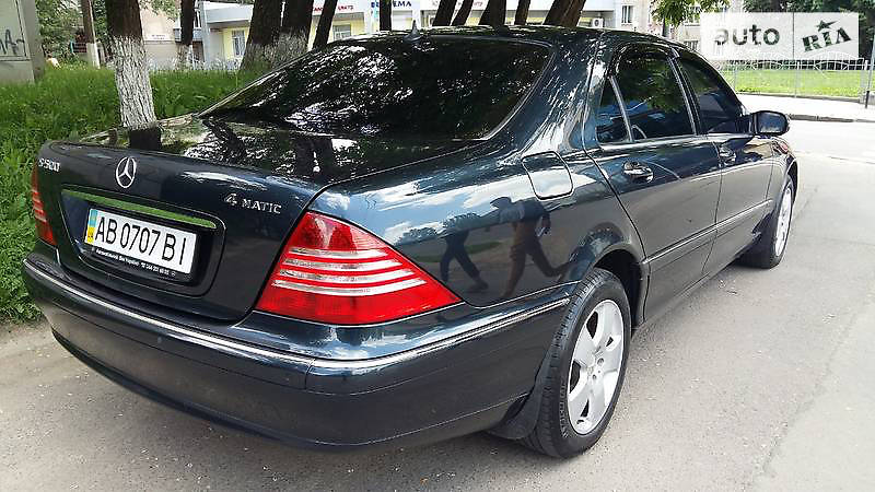 Седан Mercedes-Benz S-Class 2002 в Одесі фото 3 Седан Mercedes-Benz S-Class 2002 в Одесі