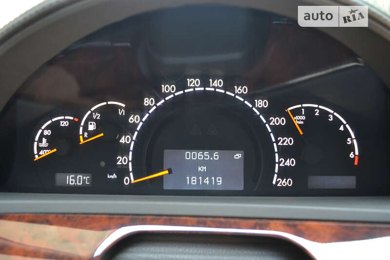 Седан Mercedes-Benz S-Class 2002 в Хмельницком фото 57 Седан Mercedes-Benz S-Class 2002 в Хмельницком