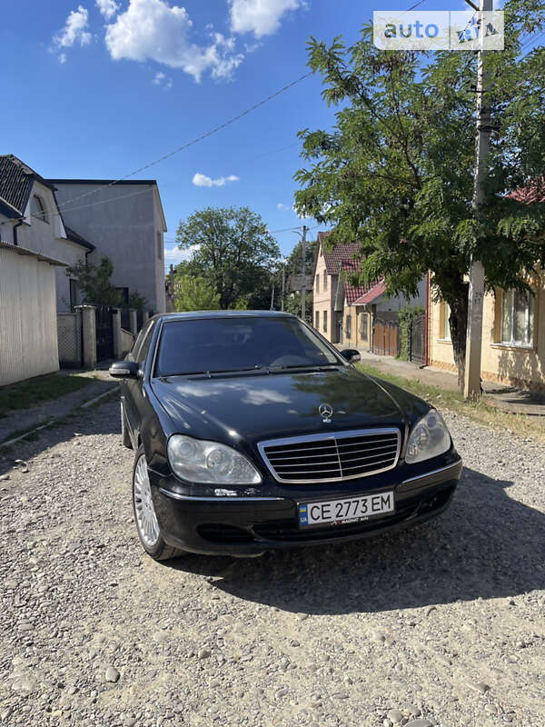 Седан Mercedes-Benz S-Class 2002 в Черновцах