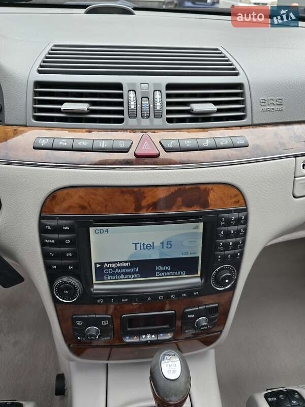 Седан Mercedes-Benz S-Class 2002 в Одесі