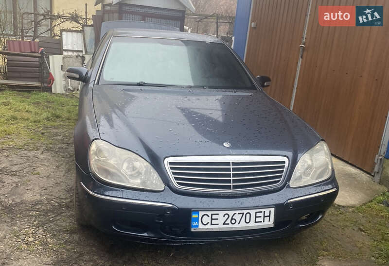 Седан Mercedes-Benz S-Class 2001 в Черновцах