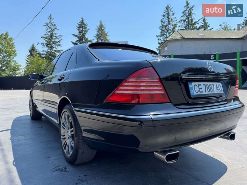 Седан Mercedes-Benz S-Class 2001 в Чернівцях