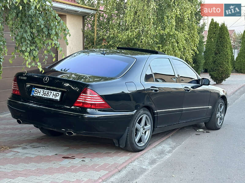 Седан Mercedes-Benz S-Class 2002 в Одессе фото 4 Седан Mercedes-Benz S-Class 2002 в Одессе