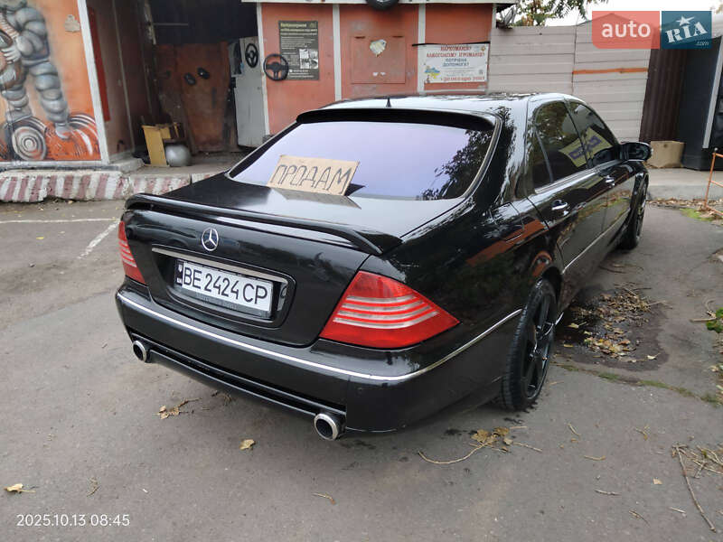 Седан Mercedes-Benz S-Class 2003 в Николаеве фото 5 Седан Mercedes-Benz S-Class 2003 в Николаеве