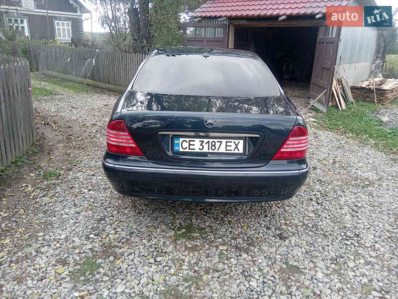 Седан Mercedes-Benz S-Class 2001 в Яремчі