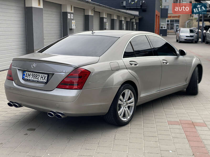 Седан Mercedes-Benz S-Class 2008 в Житомирі фото 5 Седан Mercedes-Benz S-Class 2008 в Житомирі