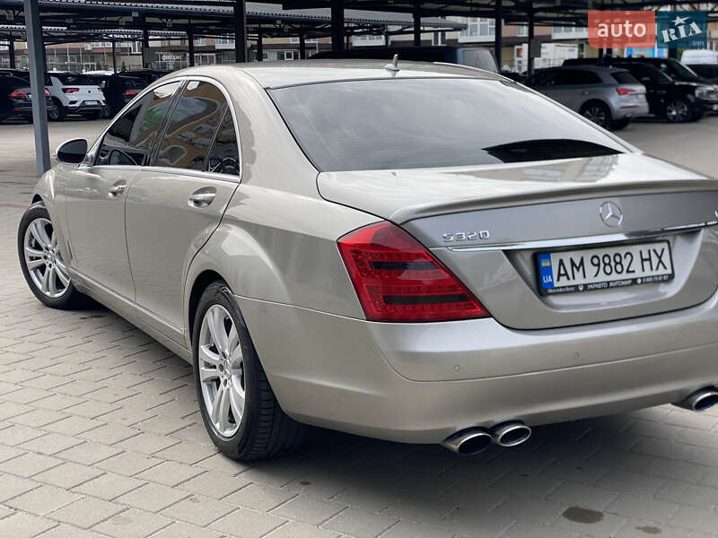 Седан Mercedes-Benz S-Class 2008 в Житомирі фото 8 Седан Mercedes-Benz S-Class 2008 в Житомирі