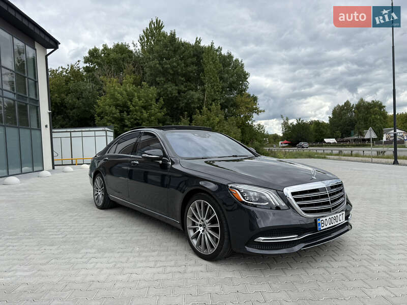 Седан Mercedes-Benz S-Class 2018 в Тернополе