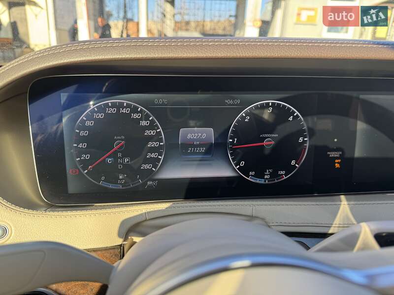 Седан Mercedes-Benz S-Class 2018 в Чернигове фото 13 Седан Mercedes-Benz S-Class 2018 в Чернигове