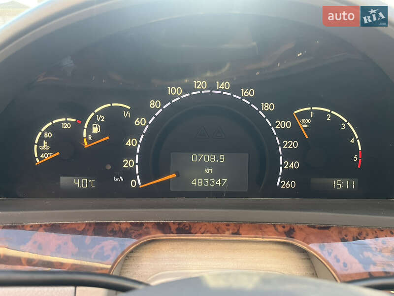 Седан Mercedes-Benz S-Class 2001 в Львові