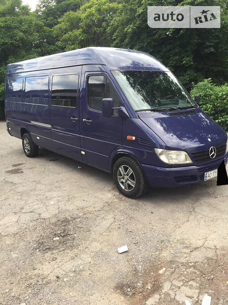 Мікроавтобус Mercedes-Benz Sprinter 2005 в Сваляві фото 2 Мікроавтобус Mercedes-Benz Sprinter 2005 в Сваляві