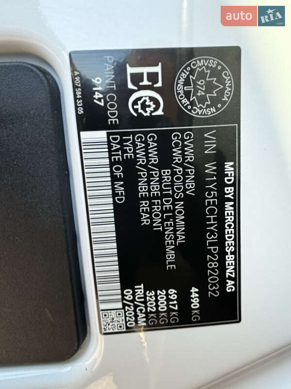 Грузовой фургон Mercedes-Benz Sprinter 2020 в Кременчуге фото 16 Грузовой фургон Mercedes-Benz Sprinter 2020 в Кременчуге