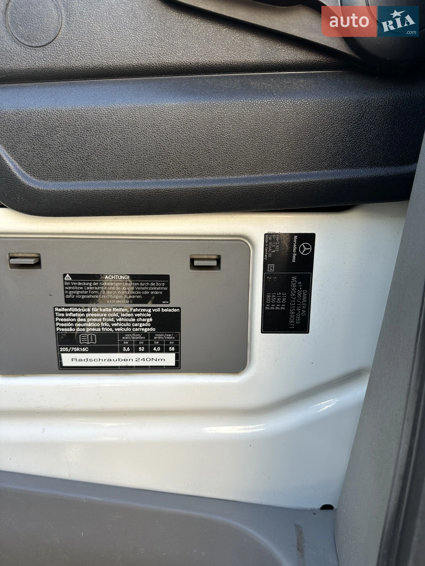 Mercedes-Benz Sprinter 2014 VIN WDB9067131S890871 фото оголошення 41 з 42