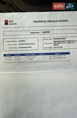 Грузовой фургон Mercedes-Benz Sprinter 2021 в 