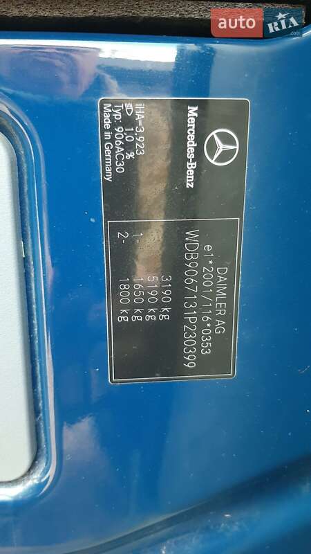 Мікроавтобус Mercedes-Benz Sprinter 2015 в Бердичеві