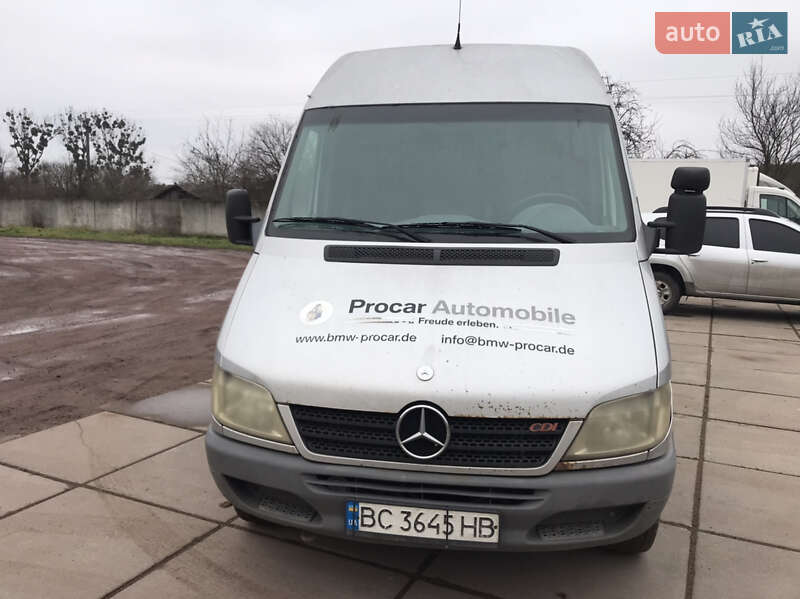 Вантажний фургон Mercedes-Benz Sprinter 2005 в Шептицькому фото 2 Вантажний фургон Mercedes-Benz Sprinter 2005 в Шептицькому