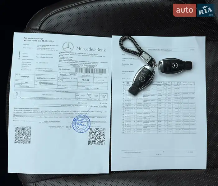 Минивэн Mercedes-Benz V-Class 2014 в Ровно документ 4 фото Минивэн Mercedes-Benz V-Class 2014 в Ровно документ