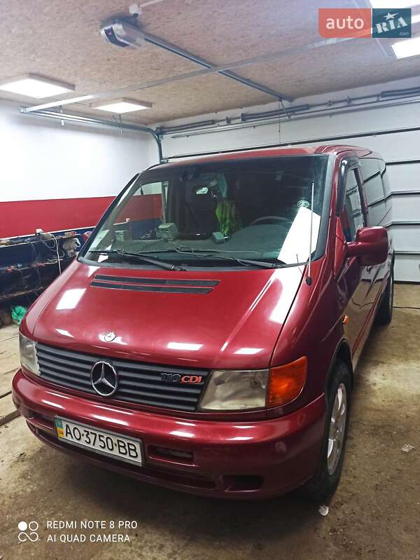 Минивэн Mercedes-Benz Vito 1999 в Межгорье фото 3 Минивэн Mercedes-Benz Vito 1999 в Межгорье