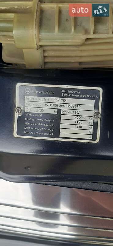 Минивэн Mercedes-Benz Vito 2003 в Черновцах