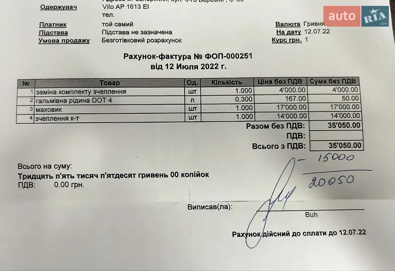 Грузовой фургон Mercedes-Benz Vito 2011 в Запорожье документ