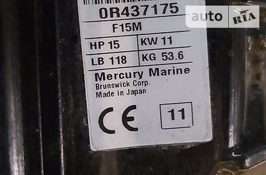 Катер Mercury 15М 2014 в 