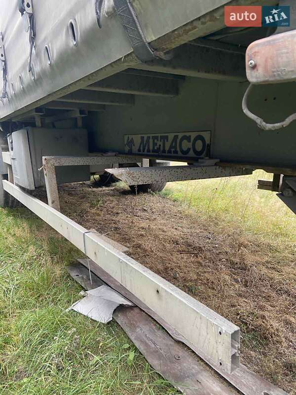 Тентованный борт (штора) - полуприцеп Metaco SD 1997 в Шептицькому