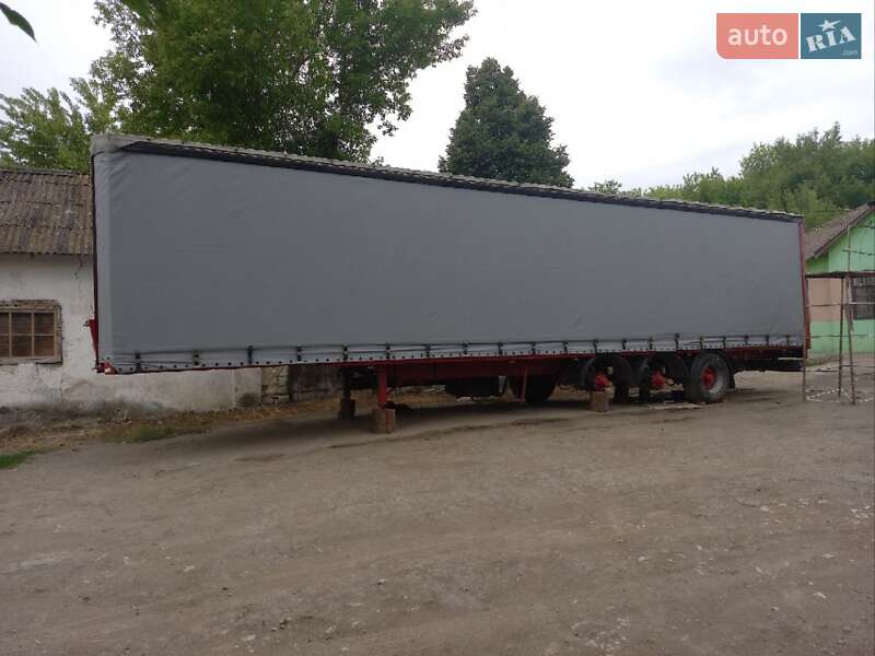 Тентованный борт (штора) - полуприцеп Meusburger MCS 3 2000 в 
