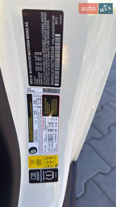 Хетчбек MINI Cooper 2013 в Одесі фото 34 Хетчбек MINI Cooper 2013 в Одесі