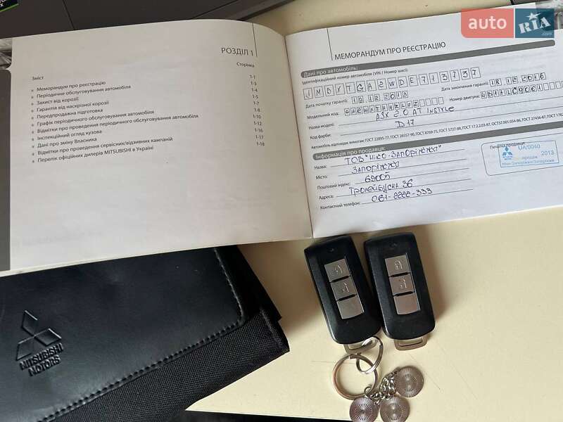 Внедорожник / Кроссовер Mitsubishi ASX 2013 в Харькове