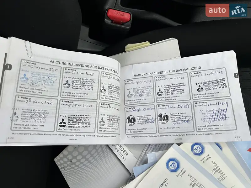 Внедорожник / Кроссовер Mitsubishi Outlander 2012 в Ровно документ